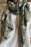 Lucky Bandana Scarf Khaki 